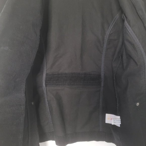 Reitman's Black Corduroy Blazer Jacket Size 7 - Picture 3 of 8
